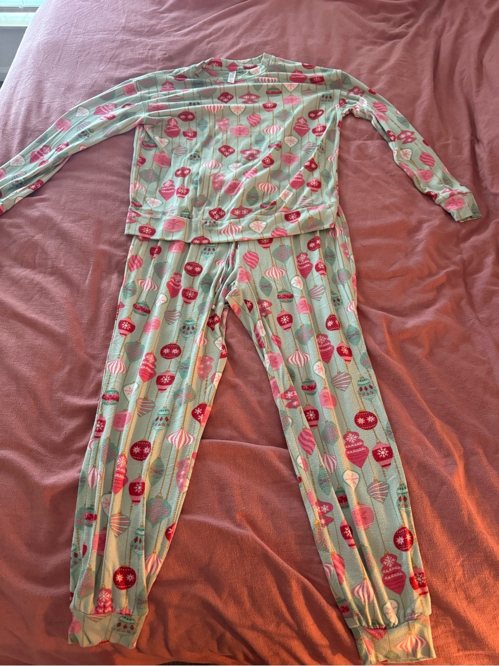 Holiday Ornament Pajama Set